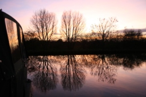 Sunset at Thorne Mooring